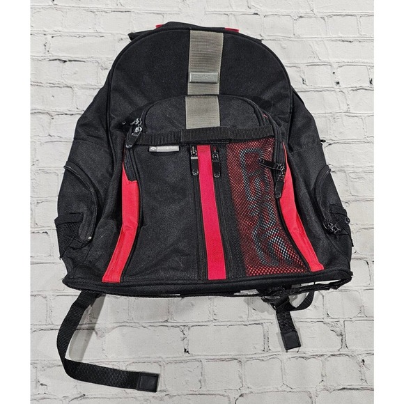 Vintage Osiris Backpack G-Bag Urban Sound System Backpack Black Red BAG ONLY - Picture 1 of 11